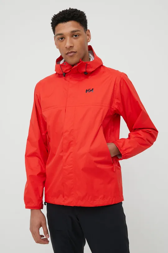 red Helly Hansen rain jacket Loke Men’s