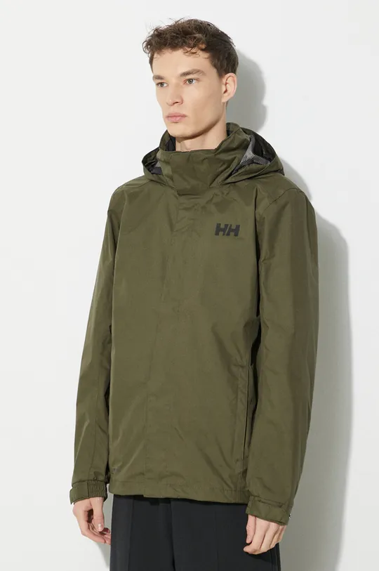 green Helly Hansen outdoor jacket Dubliner