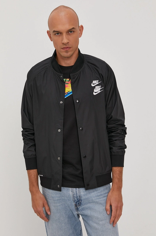 Μπουφάν Bomber Nike Sportswear μαύρο