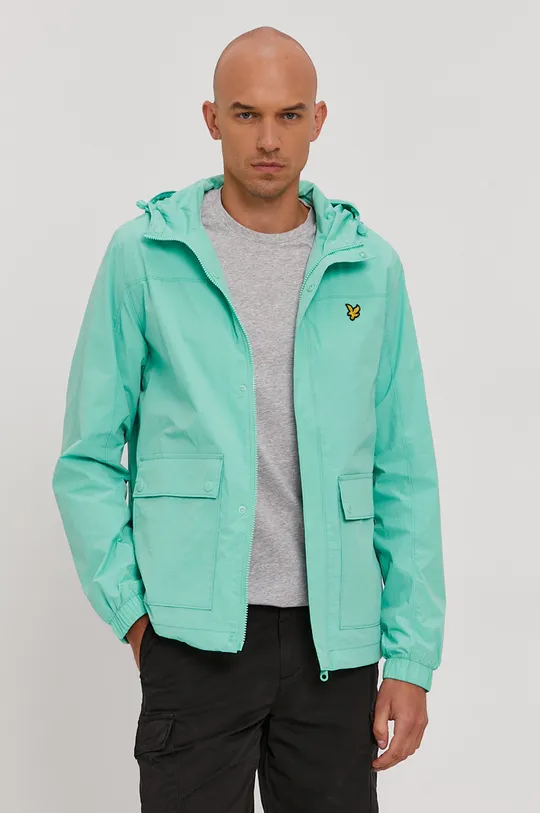 turkusowy Lyle & Scott Kurtka Męski