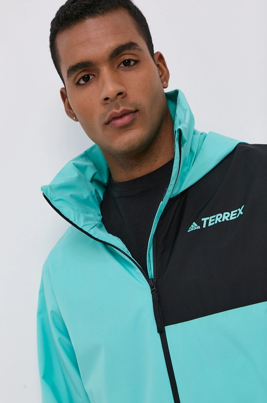 tyrkysová Bunda adidas Performance GI7293