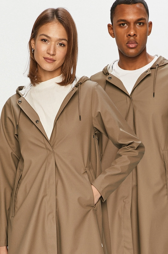 бежевый Rains - Дождевик 1834 A-line Jacket Unisex