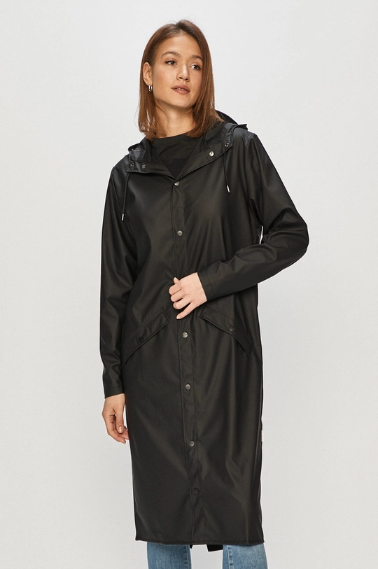 Rains - Kurtka przeciwdeszczowa 1836 Longer Jacket 64 % Poliester, 36 % PU