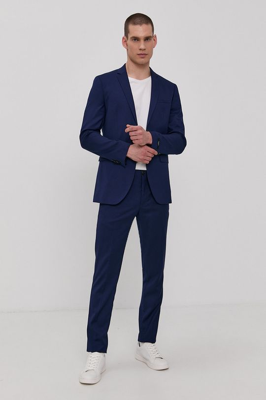 modrá Oblek Premium by Jack&Jones Pánsky