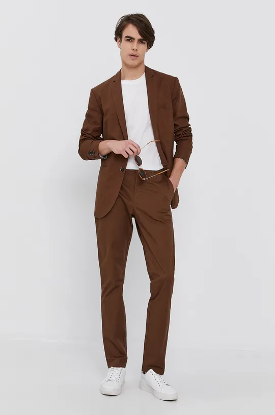Пиджак Sisley коричневый