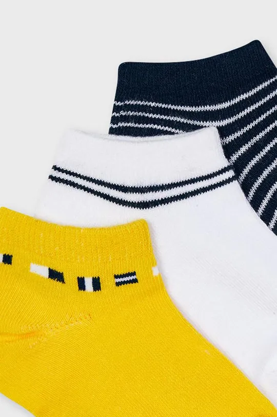 Mayoral - Detské ponožky (3-pak) žltá