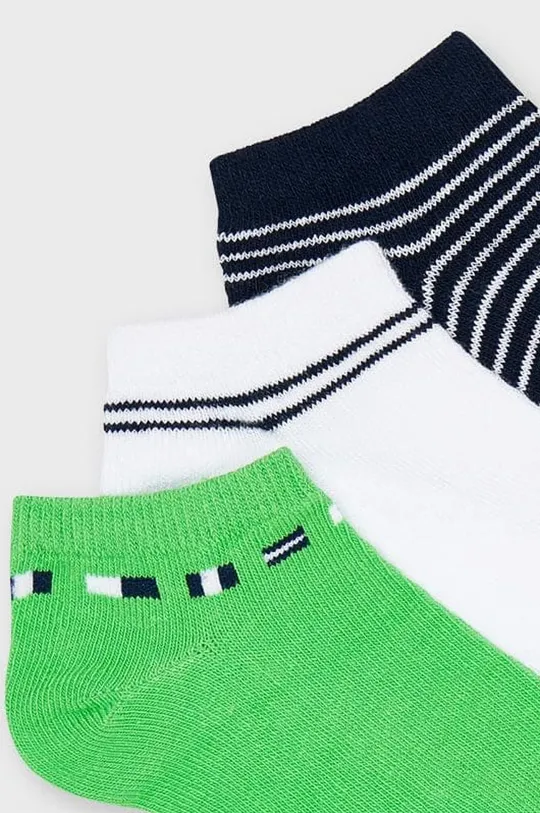 Mayoral - Detské ponožky (3-pak) zelená