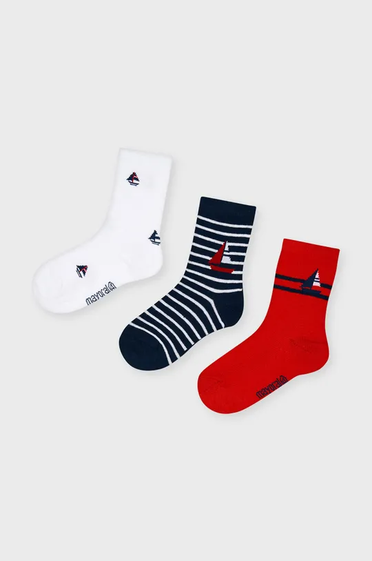 червоний Mayoral - Дитячі шкарпетки (3-PACK) Для хлопчиків