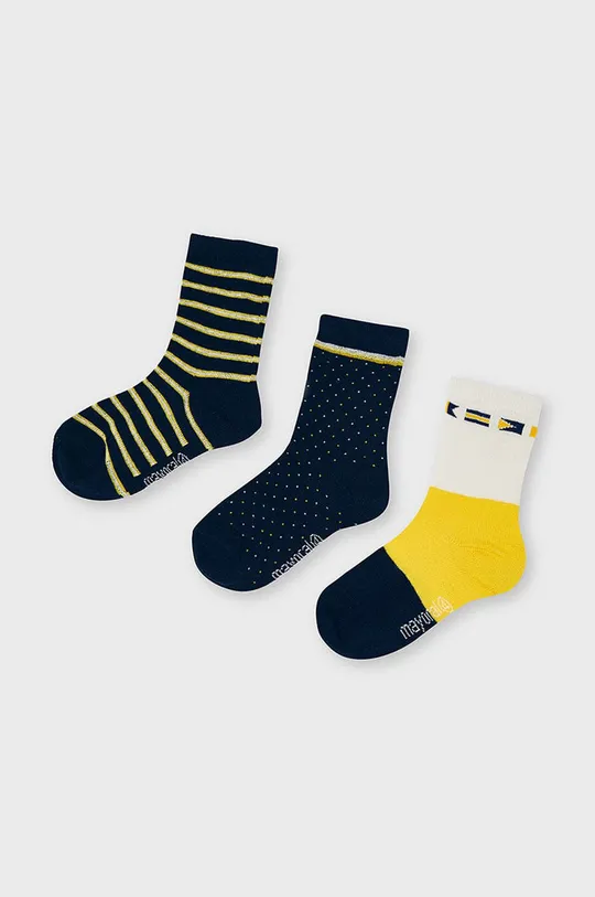 žltá Mayoral - Detské ponožky (3-pak) Chlapčenský