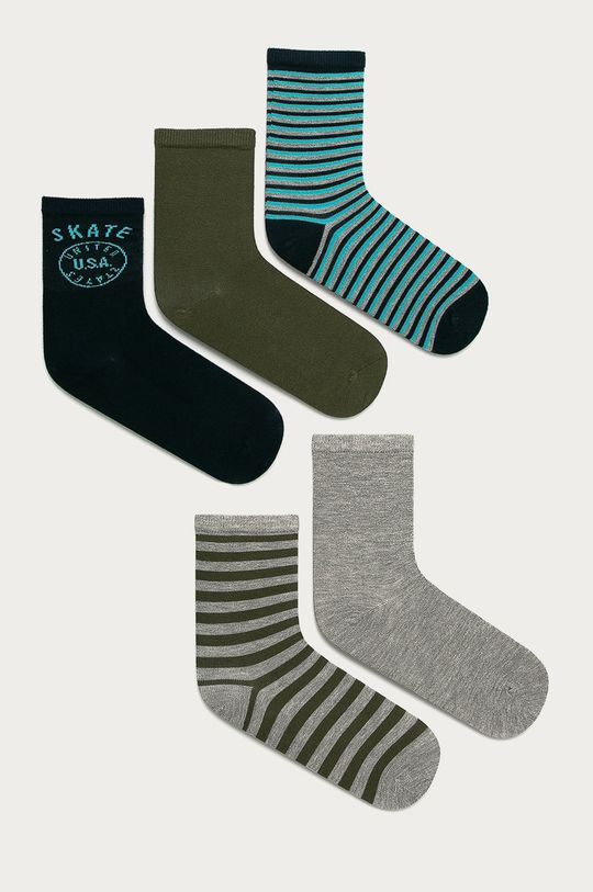 vícebarevná Name it - Dětské ponožky (5-pack) Chlapecký