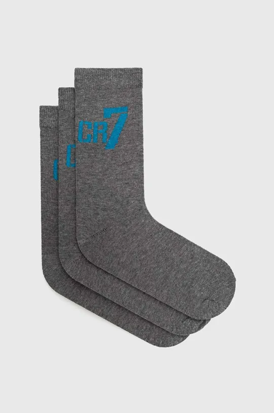 сірий CR7 Cristiano Ronaldo - Дитячі шкарпетки (3-pack) Для хлопчиків