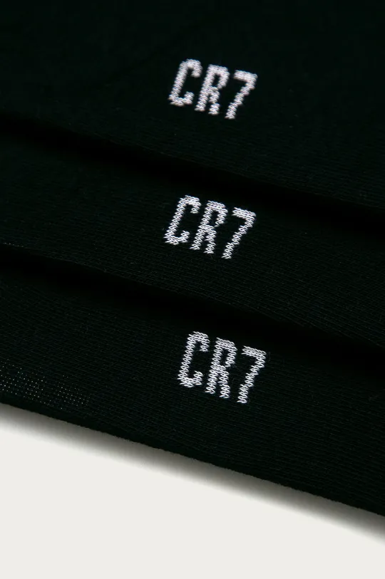 CR7 Cristiano Ronaldo - Skarpetki dziecięce (3-pack) czarny