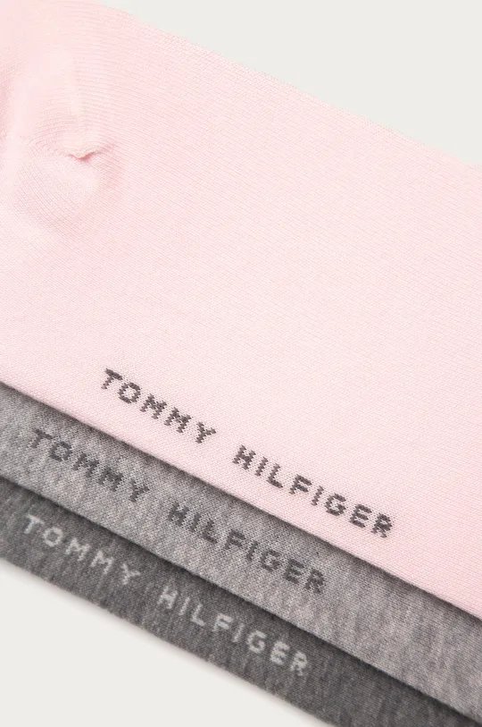Tommy Hilfiger Skarpetki (3-pack) różowy