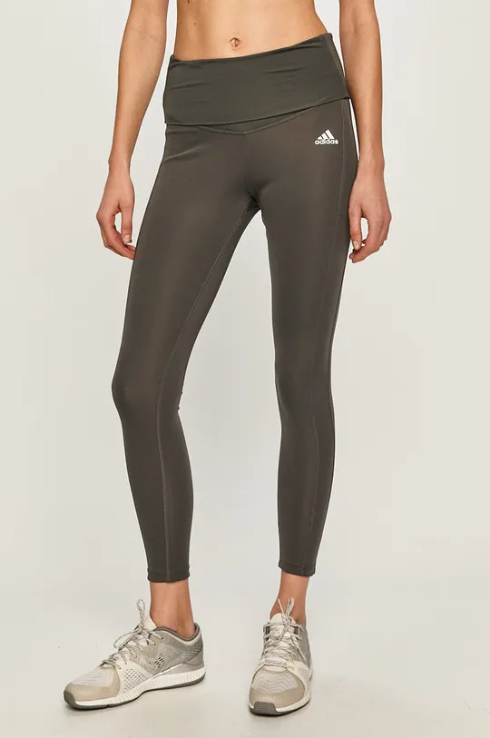 szary adidas - Legginsy ciążowe GL4049 Damski