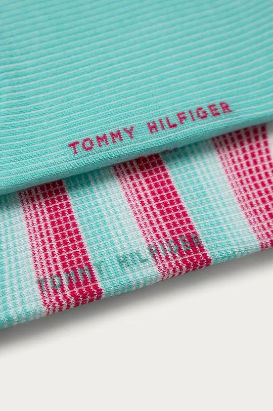 Tommy Hilfiger - Ponožky (2-pak) tyrkysová