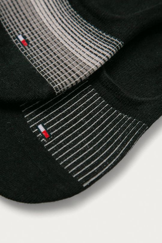 Tommy Hilfiger - Členkové ponožky (2-pak) čierna