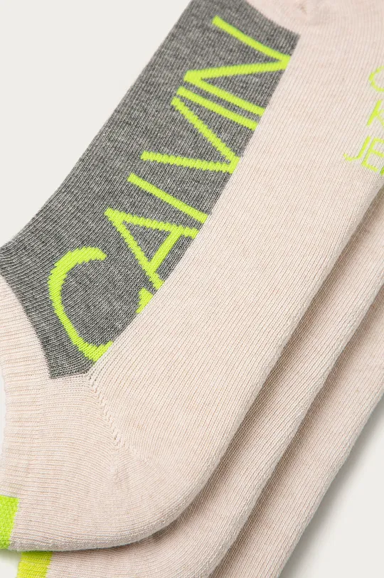 Ponožky Calvin Klein béžová