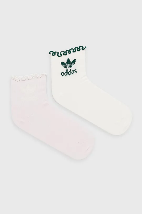 fialová Ponožky adidas Originals (2-pack) H62037 Dámsky
