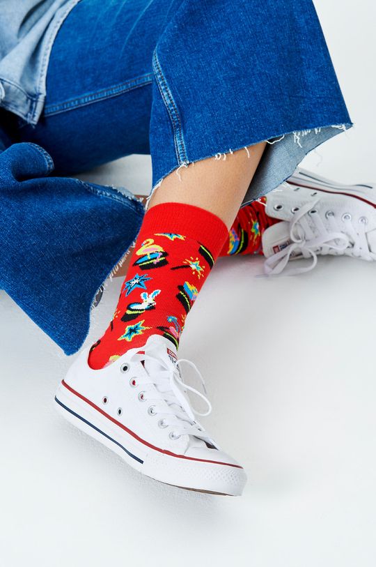 Happy Socks - Чорапи Magic червен