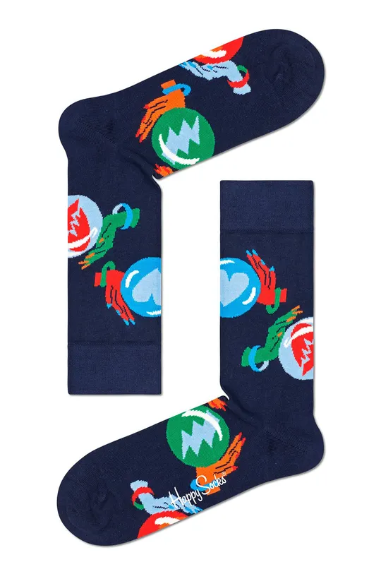 tmavomodrá Happy Socks - Ponožky Fortune Teller Dámsky