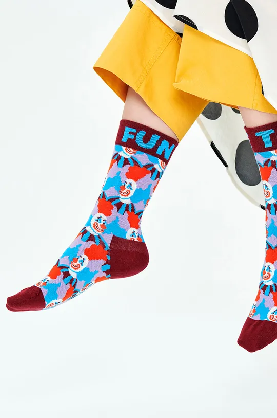 multicolor Happy Socks - Skarpetki Clown Damski