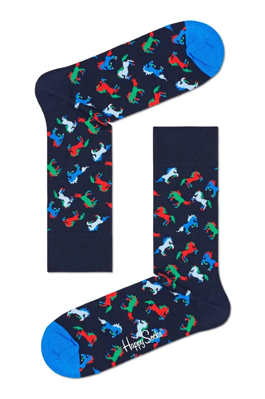 granatowy Happy Socks - Skarpetki Horse Damski