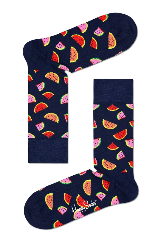 tmavomodrá Happy Socks - Ponožky Watermelon Dámsky