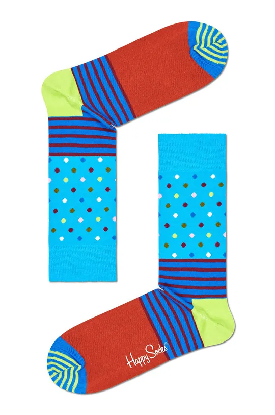 барвистий Happy Socks - Шкарпетки Stripes And Dots Жіночий