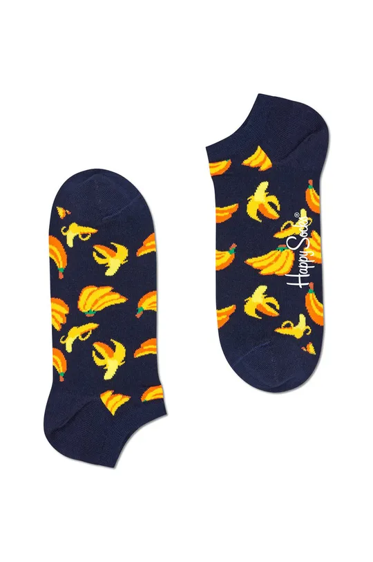 tmavomodrá Happy Socks - Ponožky Banana Low Dámsky