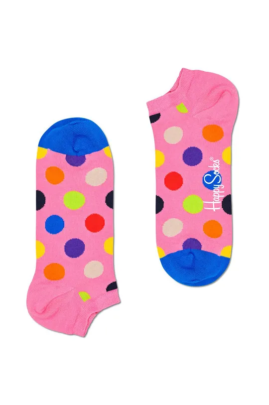 рожевий Happy Socks - Шкарпетки Big Dot Low Жіночий