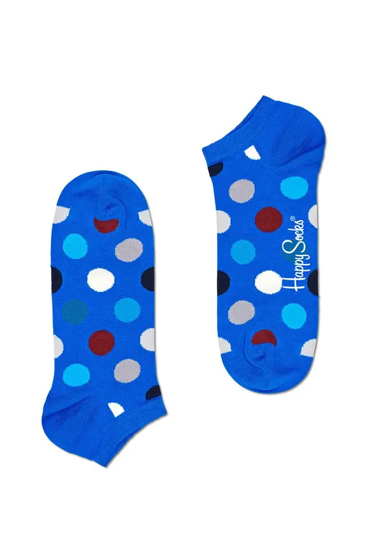 modrá Happy Socks - Ponožky Big Dot Low Dámsky