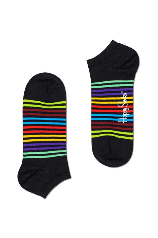 чорний Happy Socks - Шкарпетки Half Stripe Low Жіночий