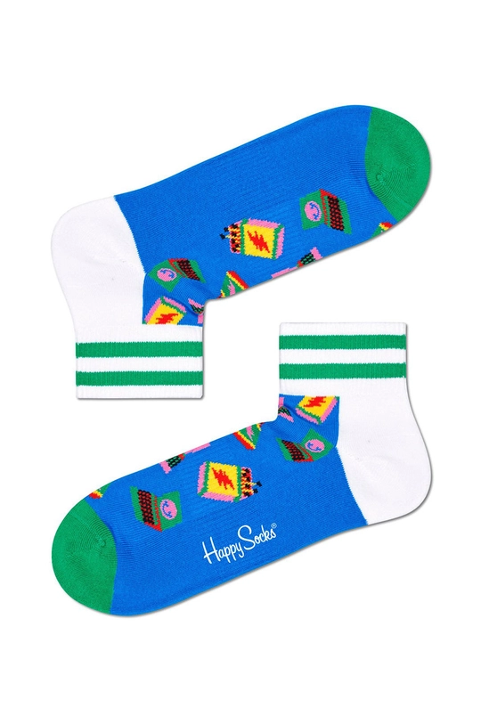 niebieski Happy Socks - Skarpetki Matches 1/4 Crew Damski