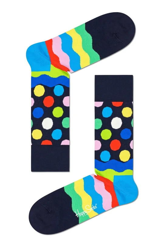 multicolor Happy Socks - Skarpetki Easter Wave Damski