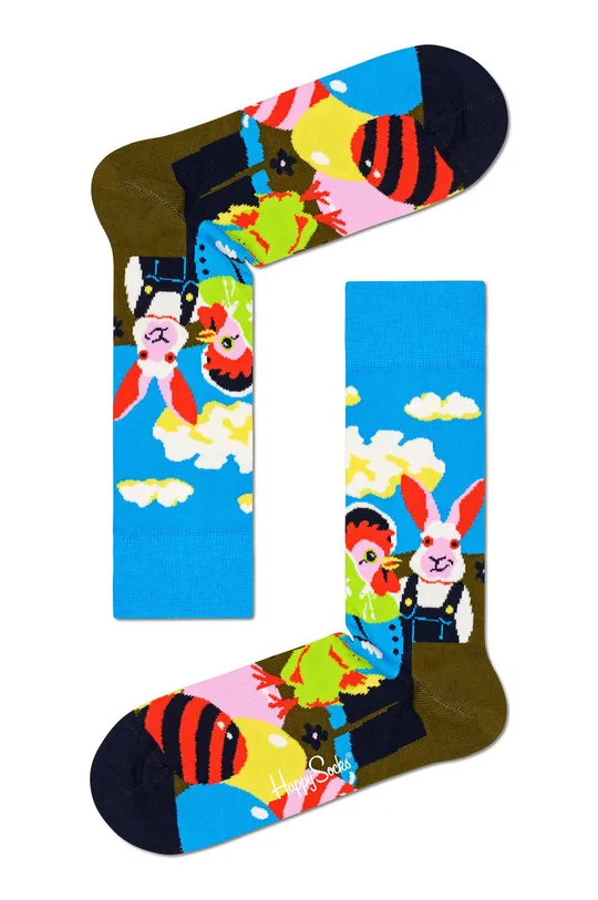 multicolor Happy Socks - Skarpetki Easter Egg Damski