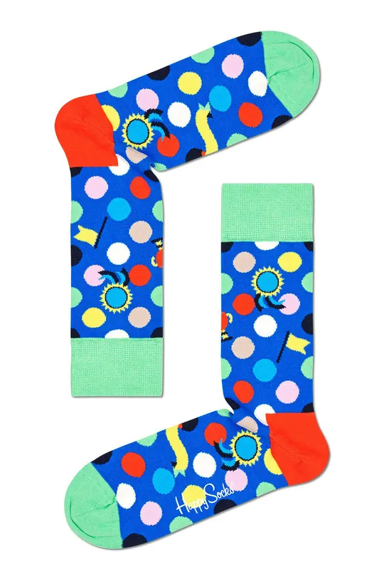 viacfarebná Ponožky Happy Socks Winner Dot Dámsky