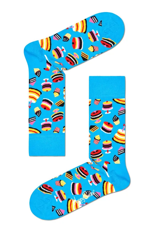 niebieski Happy Socks - Skarpetki Birthday Cake Damski