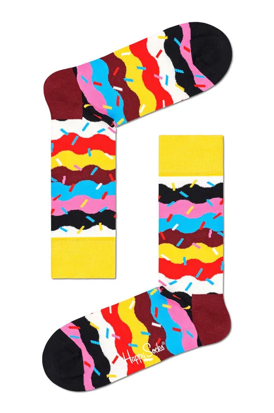 többszínű Happy Socks - Zokni Birthday Cake Sprinkle Női