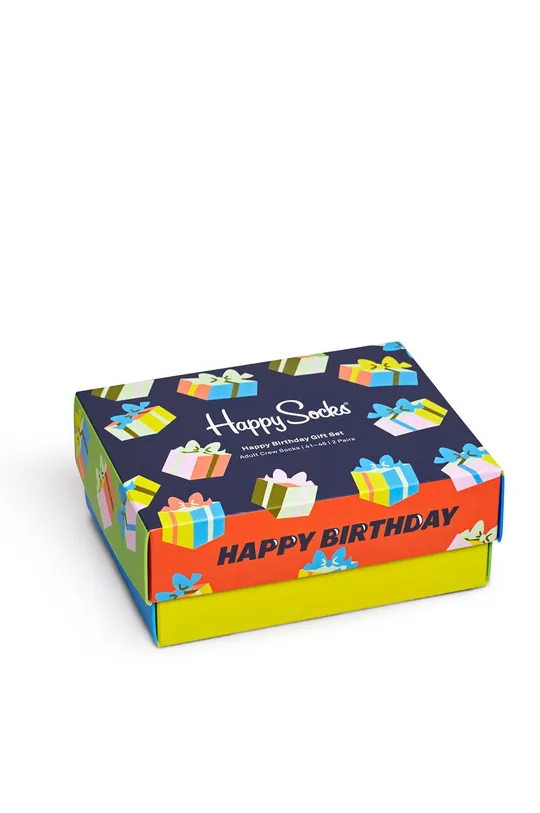multicolor Happy Socks - Skarpetki Happy Birthday (2-PACK) Damski