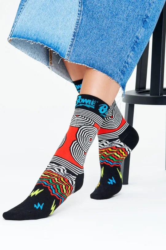 fekete Happy Socks - Zokni Tokyo Pop Női