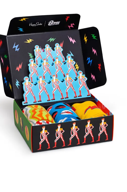 барвистий Happy Socks - Шкарпетки Bowie Gift Set (3-PACK) Жіночий