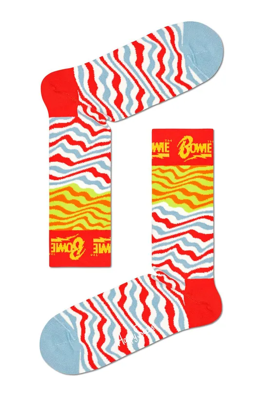 Happy Socks - Шкарпетки Bowie Gift Set (3-PACK) барвистий