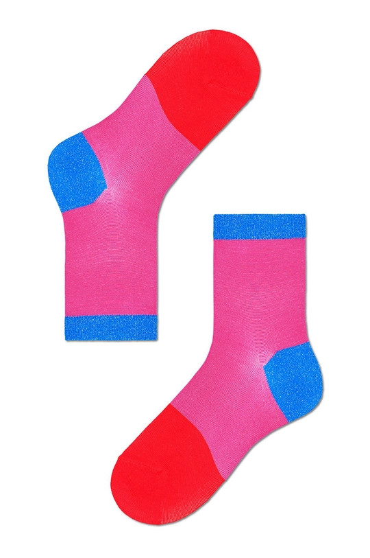 różowy Happy Socks - Skarpetki Liza Ankle Damski