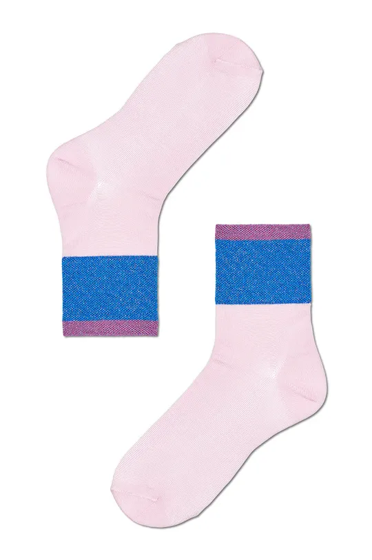 biela Happy Socks - Ponožky Charlotte Ankle Dámsky