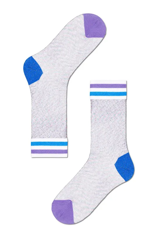 білий Happy Socks - Шкарпетки Emmelina Crew Жіночий