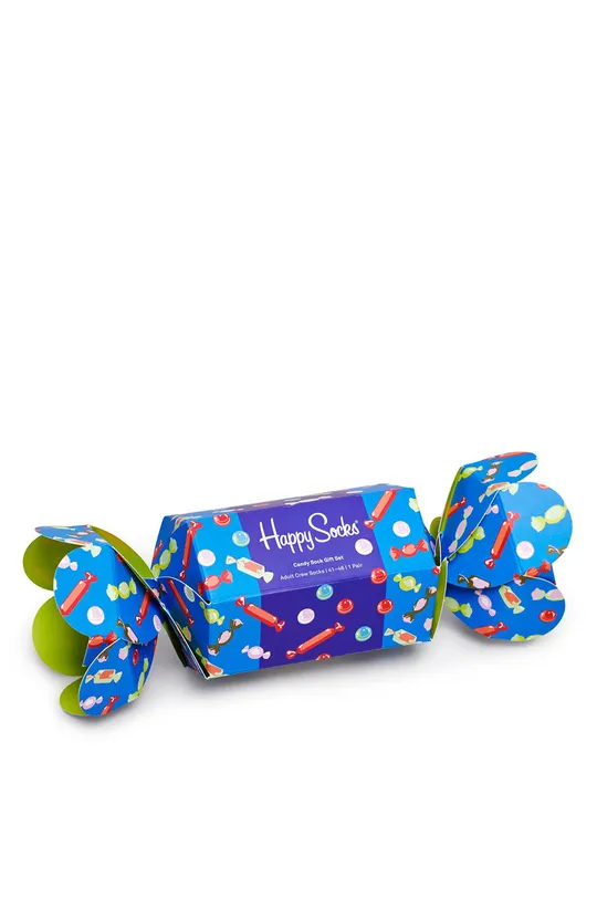 niebieski Happy Socks - Skarpetki 1-Pack Bon Bon Socks Gift Damski