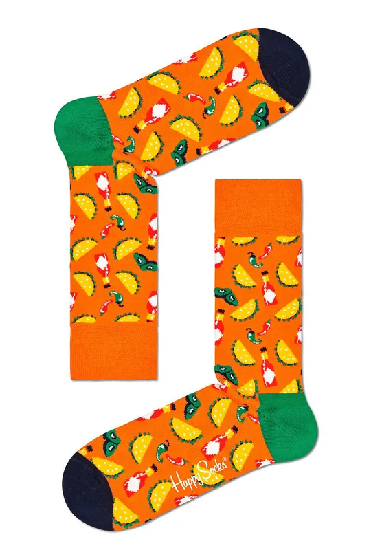 Happy Socks - Ponožky 7-Pack 7 Days Socks Gift Set (7-pak)  86% Bavlna, 2% Elastan, 12% Polyamid