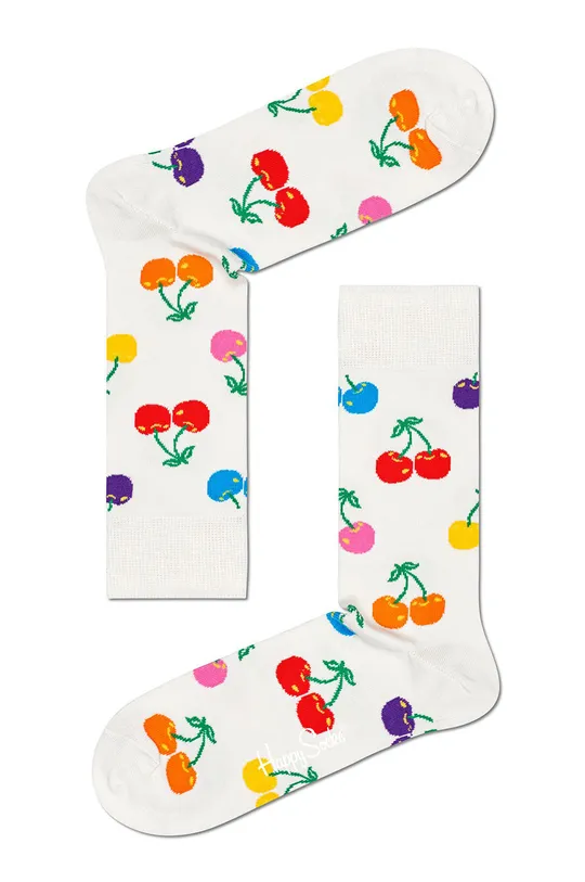 білий Шкарпетки Happy Socks Жіночий