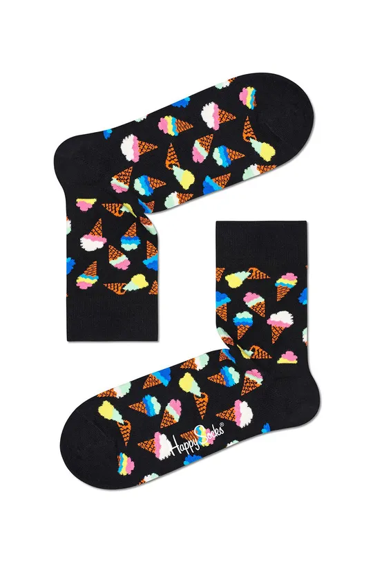 fekete Happy Socks zokni Női