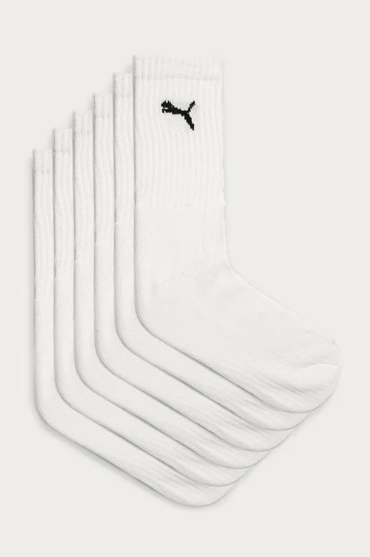 білий Puma - Шкарпетки (6-PACK) 906656.D Жіночий